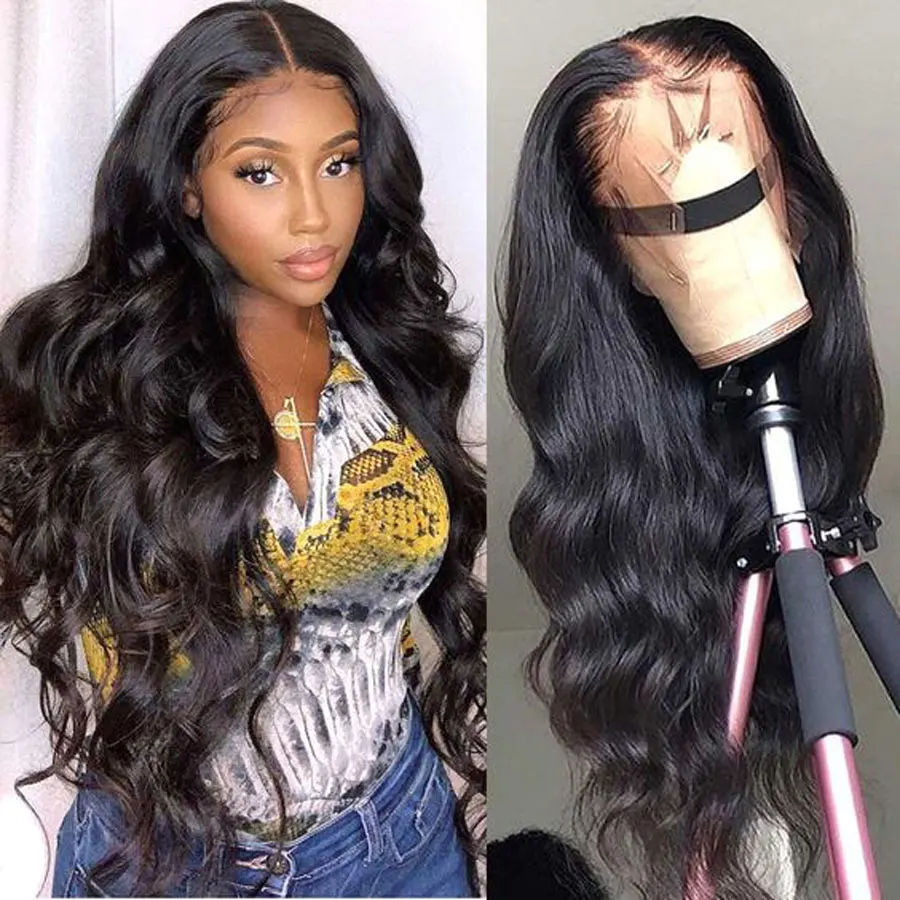 

30 Inch Body Wave Lace Front Human Hair Wigs 250% Density Brazilian 13x6 HD Lace Frontal Wig PrePlucked 4x4 5x5 Lace Closure Wig