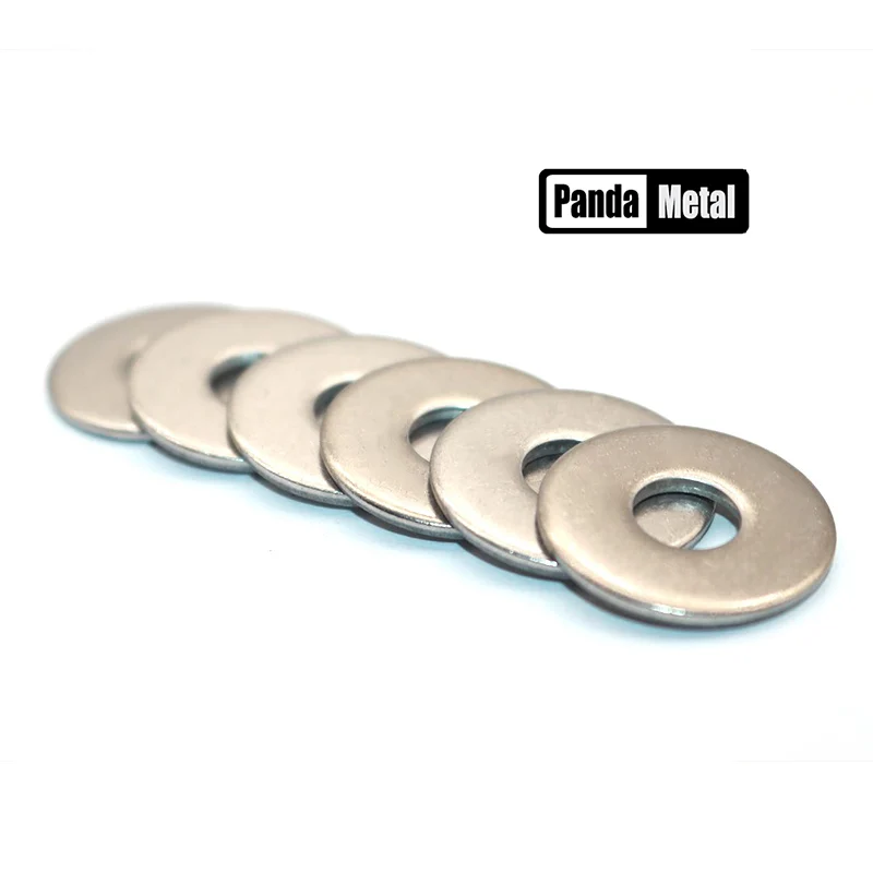 304/316 غسالات كبيرة من الفولاذ المقاوم للصدأ DIN9021 غسالات مسطحة معدنية A2A4 ميسون غسالات مسطحة حجم M18M20M22M24M27M30 #6