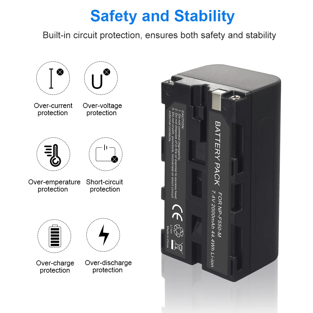 PALO NP-F550 NP F550 NPF550 충전식 리튬 이온 카메라 배터리 소니 NP-F330 NP-F530 NP-F570 NP-F730 NP-F750 NP-F770 NP-F970