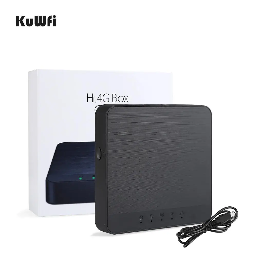 KuWFi 4G Tasche Wifi Router Entsperrt Mobile 4G SIM Router 150Mbps Mobile Wireless AP Router Unterstützt 25 wifi Benutzer