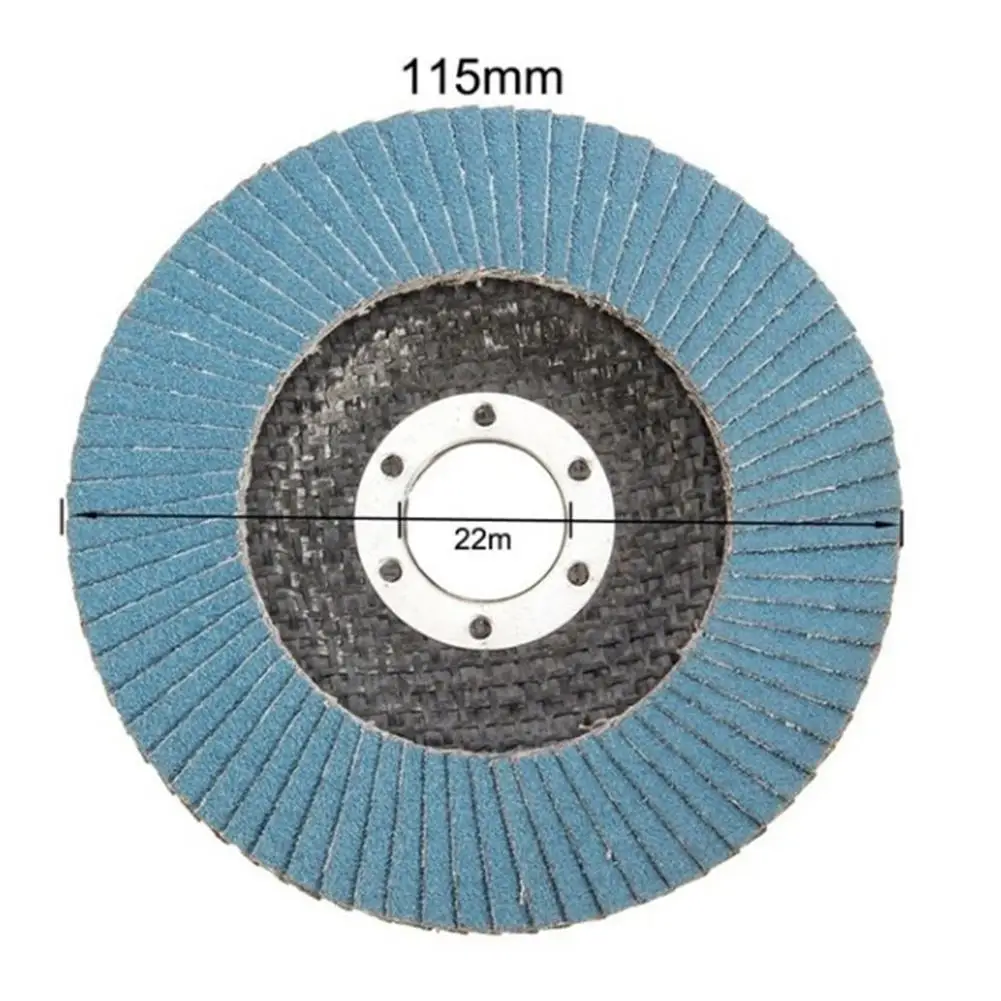 10pcs Professional Flap Discs 115mm 4.5 Sanding Discs 40/60/80/120 Grit Grinding Wheels Blades for Angle Grinder