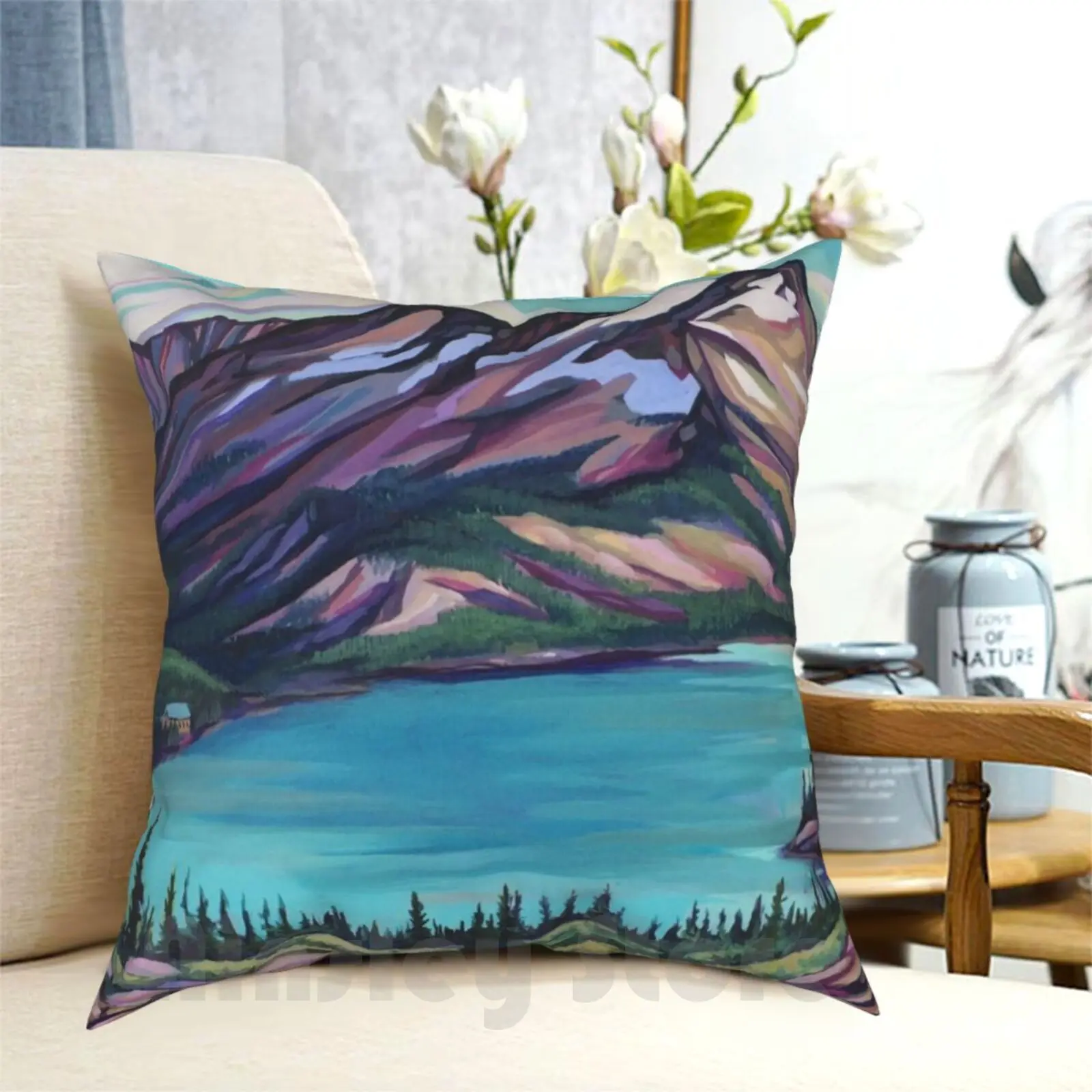 Kokanee Glacier Provincial Park Pillow Case Printed Home Soft Throw Pillow Mountain Kokanee Lake Alpine Bc British