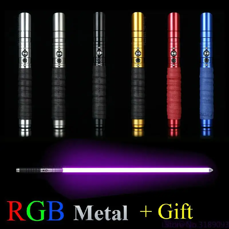 

11 Changing Color Lightsaber Rgb Light Saber Lighting Heavy Dueling Color Sound Metal Handle