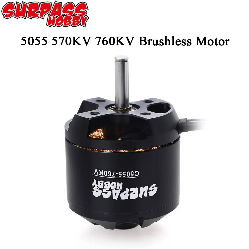 SURPASS HOBBY C5055 5055 760KV 570KV 400KV Brushless Motor for RC Airpalne Aircraft Multicopters RC Plane Helicopter RC Parts