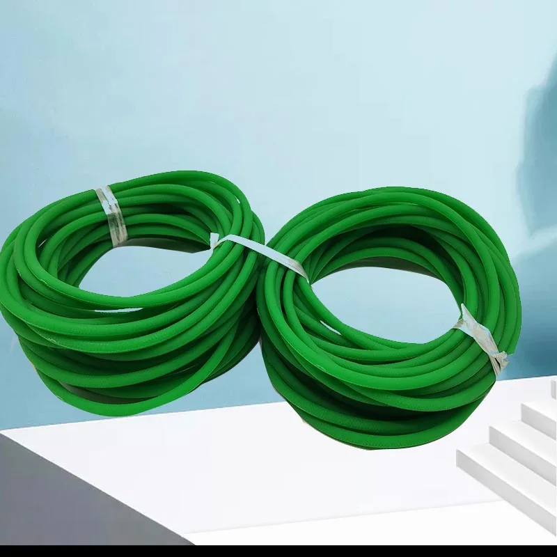 1PC NEW U2 U3 Grinding Machine Green Rubber Belt Diameter 5/6/8mm Circumference 420/460/470mm