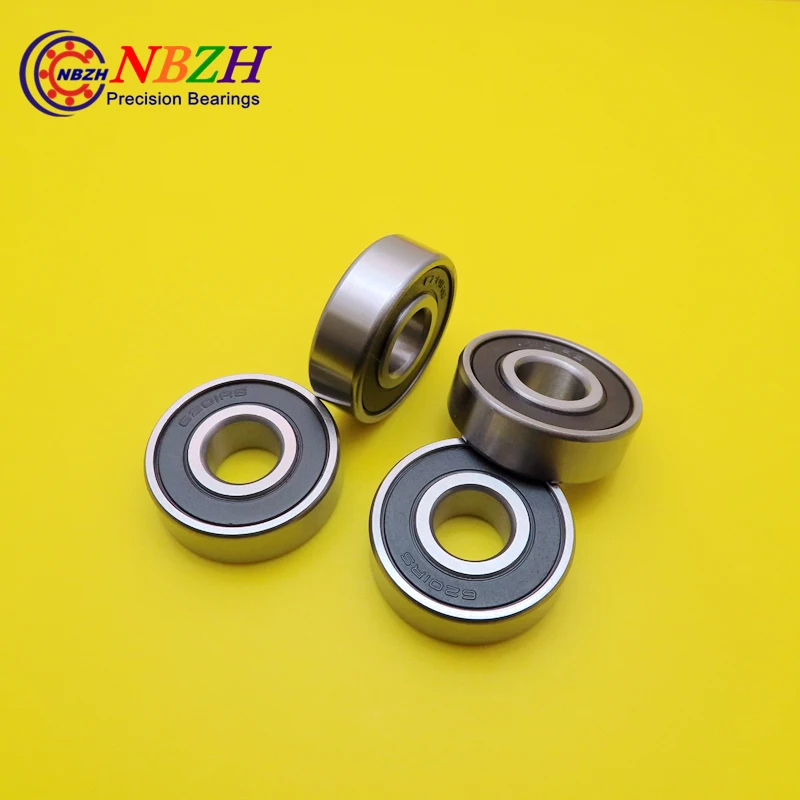  Free Shipping NBZH Bearing10pcs Miniature Deep Groove Ball Bearing 6201ZZ 12*32*10 Mm