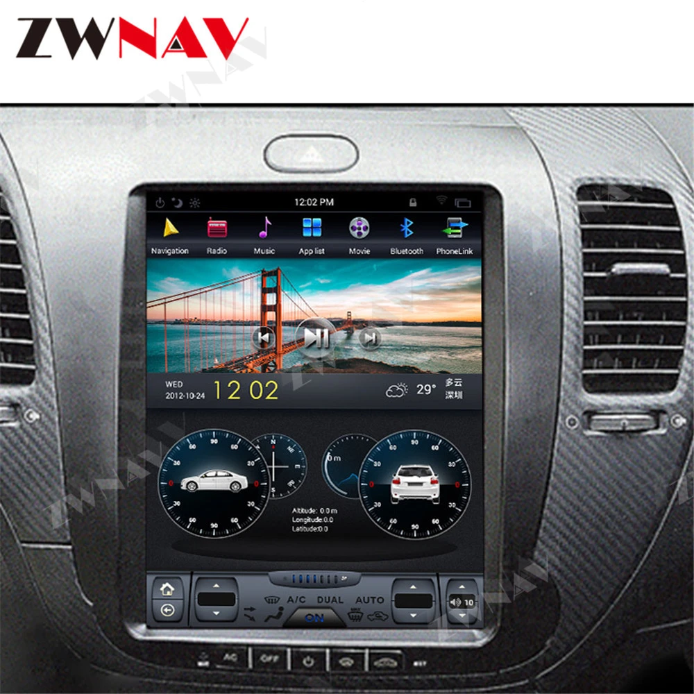 Tesa- style Big Screen Android 13.0 Car Multimedia Player For Kia CERATO K3 FORTE 2012-2017 Car Radio Stereo Gps Navi Head Unit