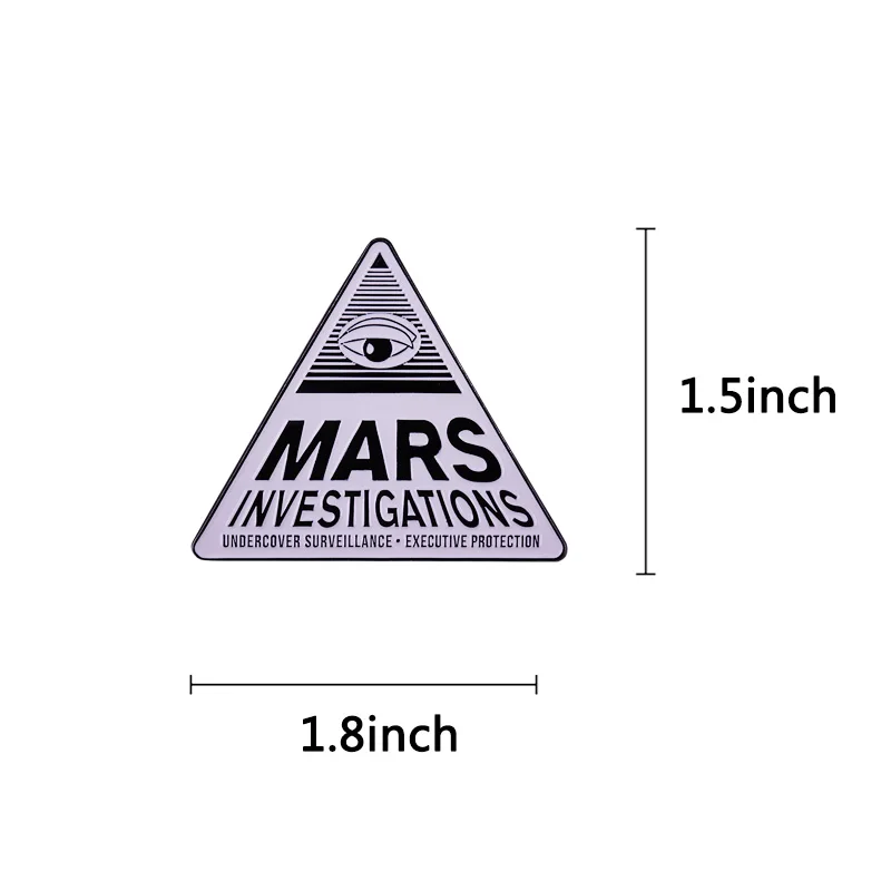 Mars Investigations Logo Brooch Veronica Mars TV Show Pins \