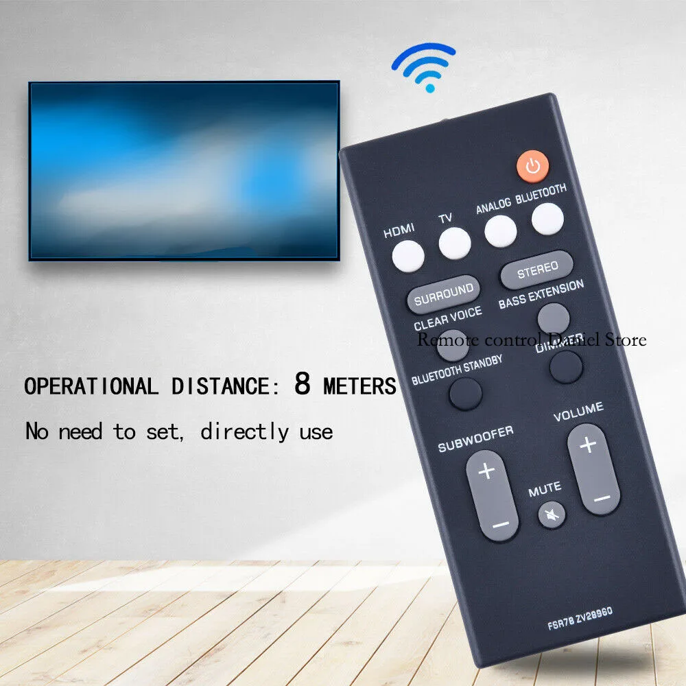 New Remote Control FSR78 ZV28960 For Yamaha YAS-106 YAS-207 ATS-1060 YAS-107 ATS-1070 High Fidelity Control Speake 2022 New