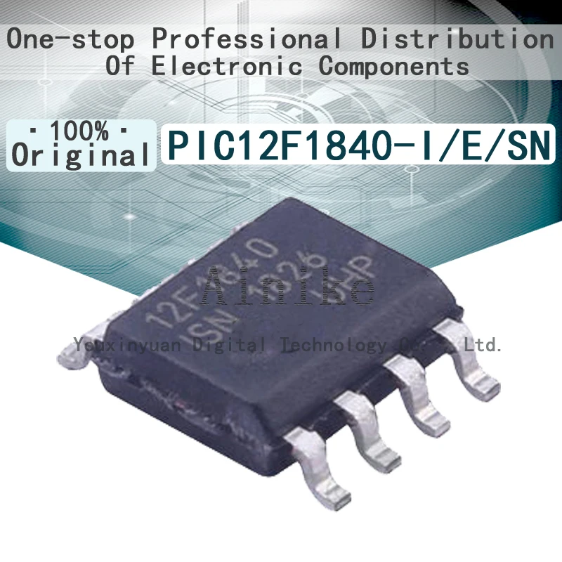 

10/Pcs New Original PIC12F1840 PIC12F1840-I/SN PIC12F1840-E/SN SOP-8 Processor and microcontroller chips SOIC-8