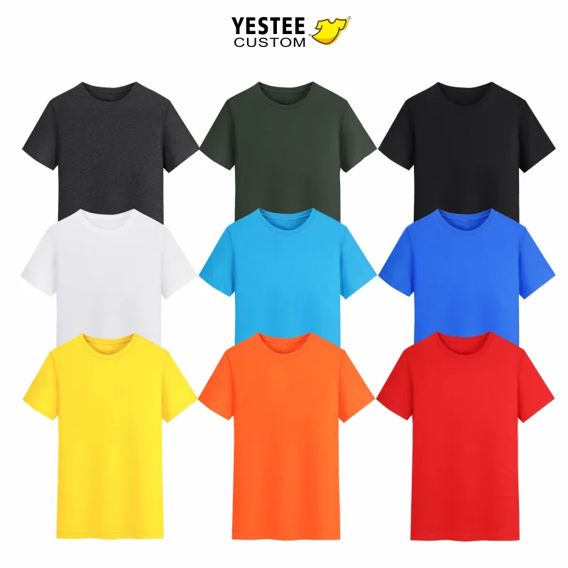 T-Shirt Custom Logo Casual T-Shirt Comfortable Short-Sleeved T-Shirt Men Women Round Neck T-Shirt Breathable T-Shirt 100% Cotton