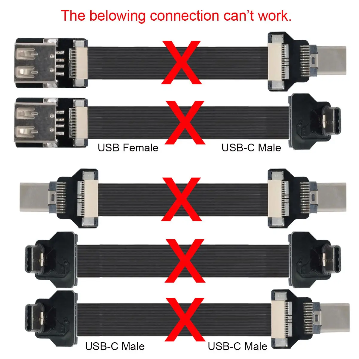 

Chenyang CYFPV USB2.0 Micro-USB USB-C Male Female Connector Socket for FPV HDTV Multicopter Aerial Photography