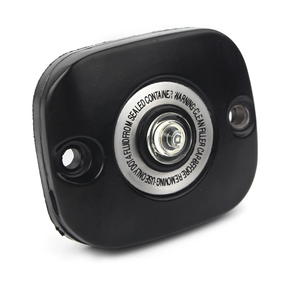 Motorcycle Front Brake Master Cylinder Cover For Harley XL Touring Softail Dyna 1996-2017 Black/Chrome