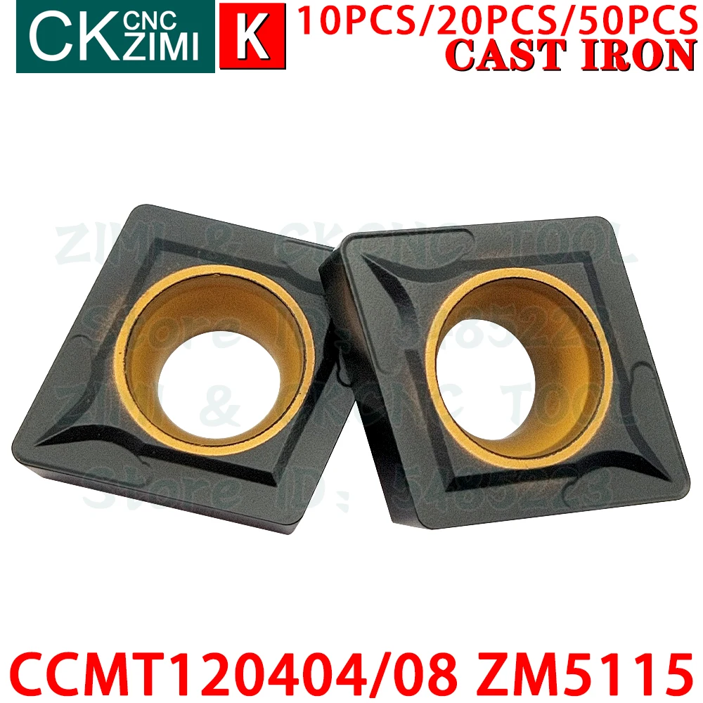 CCMT120404 ZM5115 CCMT120408 ZM5115 Твердосплавные вставки Внешние тюнинговые вставки Инструменты Токарный станок с ЧПУ Режущие инструменты CCMT 1204 Для чугуна