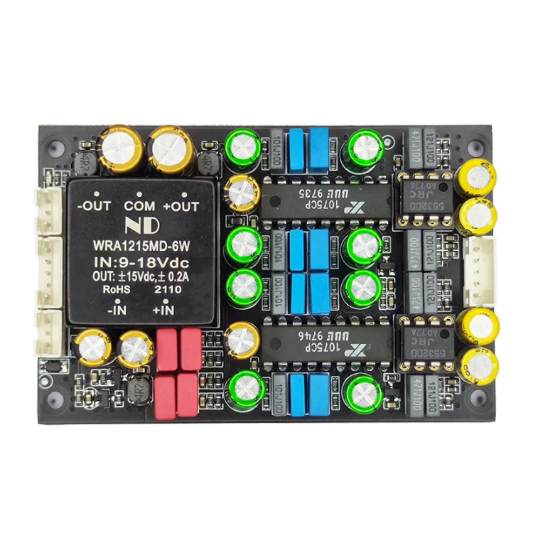 Car Audio Hifi Four Way XR1075+552DD BBE DIY Preamplifier Board