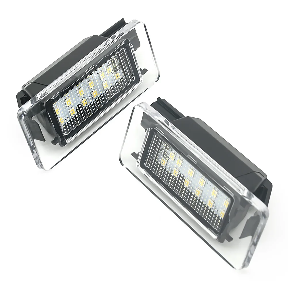 Fits For Nissan Serena C27 2016- Altima 2019- Error Free SMD White Led Number License Plate Lights Lamp