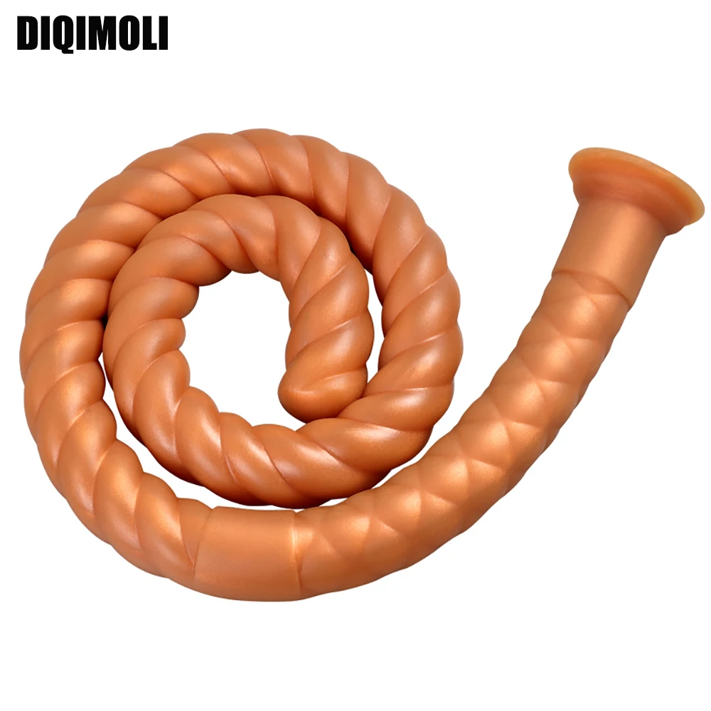 31.49 Inch Extra Long Liquid Silicone Anal Plug Dildos Stimulate Anus and Vagina Soft Anal Dilator Sex Toys for Women and Men