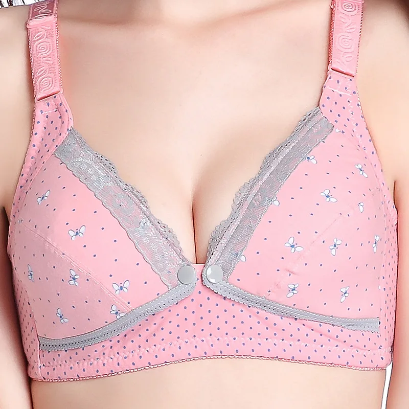 

Cotton Feeding Nursing Maternity Bra Pregnant Women Breastfeeding Sleep Bra Tops breast pump bra brasier maternidad lactancia