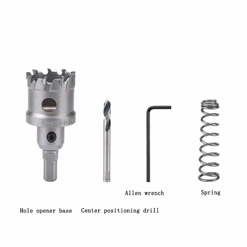 12-160mm TCT Core Hole Saw Drill Bit For Metal Stainless Steel Wood Cutting Thick Plates Cutter Drilling Tool Carbide Tip