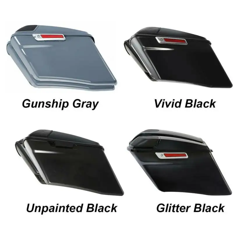 

4" Stretched Extended Hard Saddlebags Fit For Harley CVO Touring Glide 2014-2024