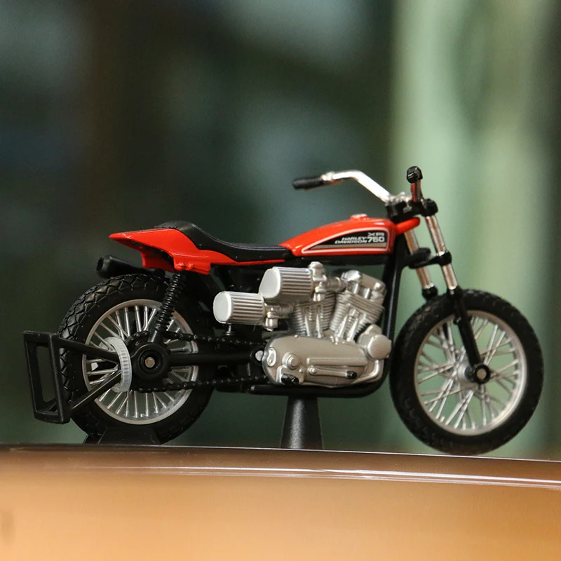 Maisto 1:18 HARLEY DAVIDSON 1972 XR750 Racing Bike Diecast Motorcycle Model Workable Toy Gifts Collection