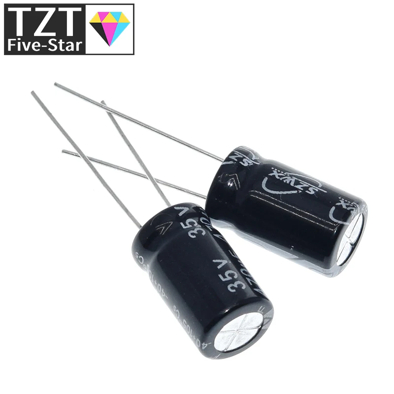 10/30 Stück, hochwertige 35V470UF 10*17mm 470UF 35V 10*17 Elektrolytkondensatoren – Detail 6
