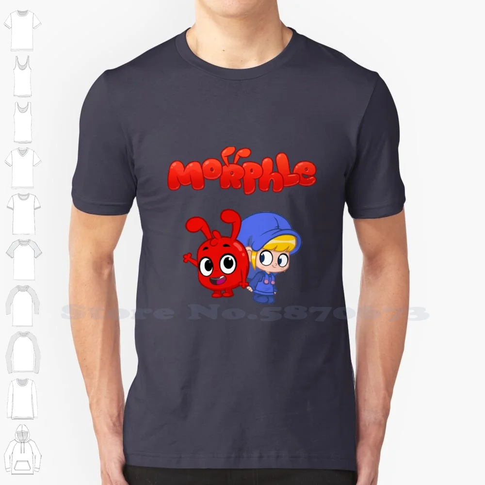 Morphle Cartoon Kids Show 100% Pure Cotton T-Shirt Children Cute Animation Funny Toys Cartoons For Kids Dinosaurs Happy Kids Tv