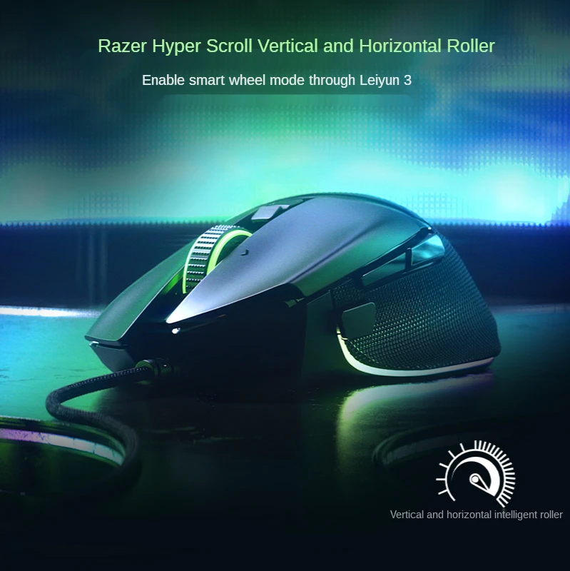 Razer – souris de jeu BASILISK V3 e-sports, capteur optique 26K DPI, interrupteur d'éclairage rvb Chroma le plus rapide