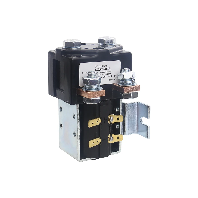 CZWB200A DC Contactor Electric Vehicle Normally Closed Switch 12V24V48V60V72V Suitable For Construction Machinery Battery Cars