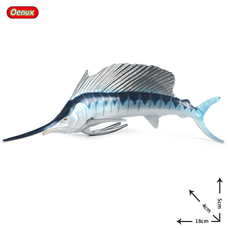 Oenux symulacja 10 sztuk Ocean Crab wielki rekin Nautilus Sea Life zwierzęta figurki postaci pcv miniaturowe zabawki edukacyjne dla dzieci