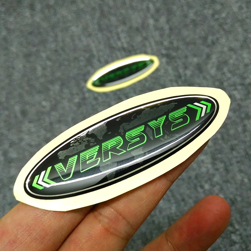 Helmet Protector VERSYS Stickers For Kawasaki 300 400 650 1000 Adventure VERSYS-X 250 Tank Pad Luggage Case Trunk Accessories