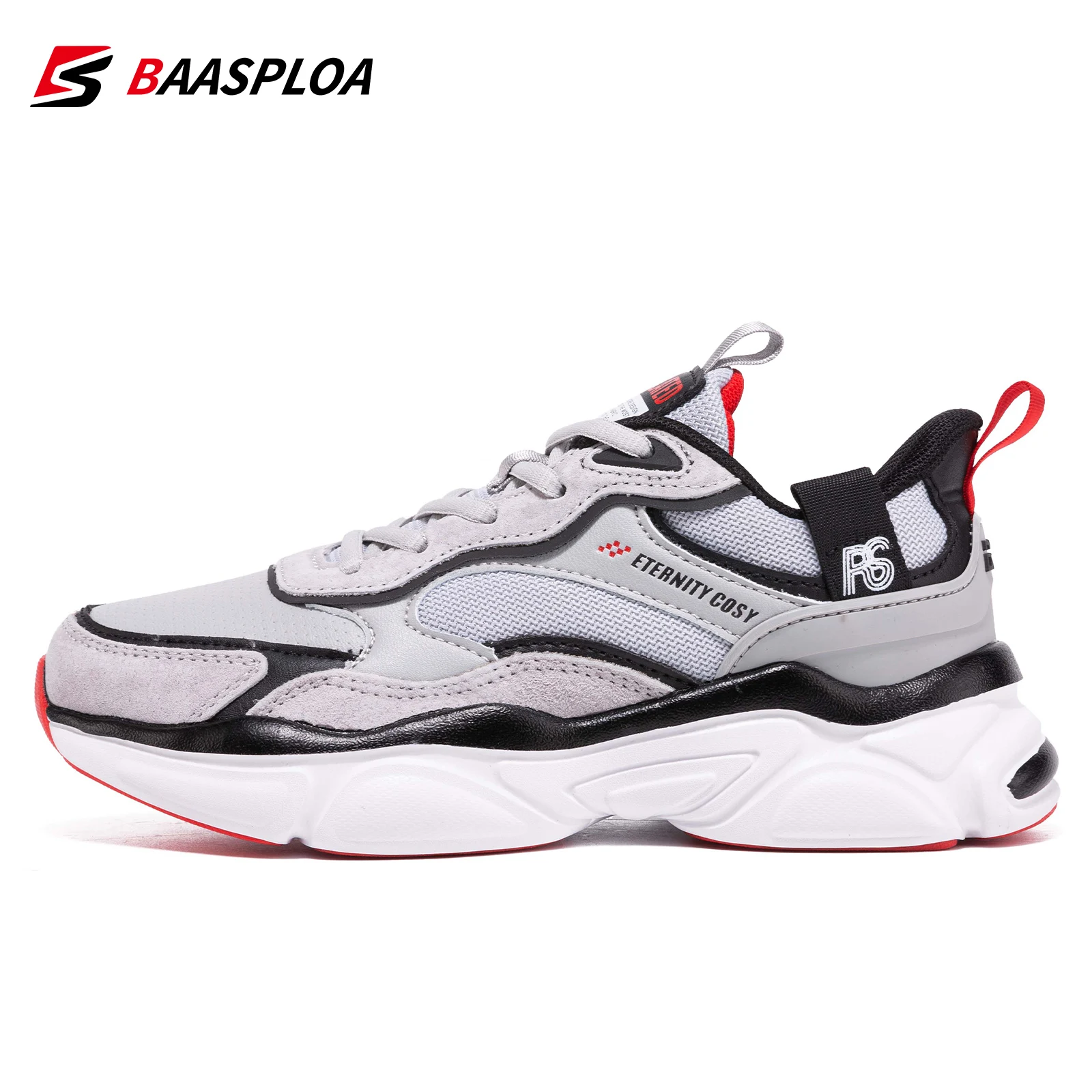 

Baasploa New Arrival Women's Casual Running Shoes Lightweight Sports Shoes Non-slip Leather Sneakers Comfort Walking Shoes