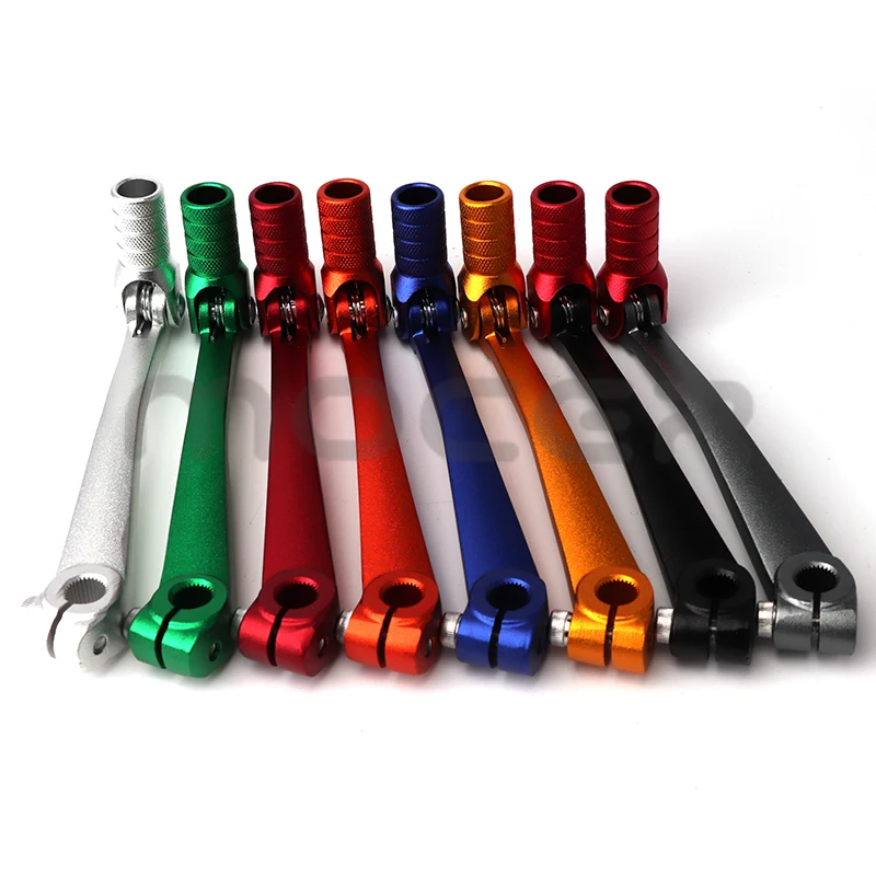 

CNC Aluminum Folding Gear Shift Lever for Motorcycle Fits Kayo Apollo Bosuer 110cc-250cc Dirt Bike Pit Bikes - Black/Blue/Red