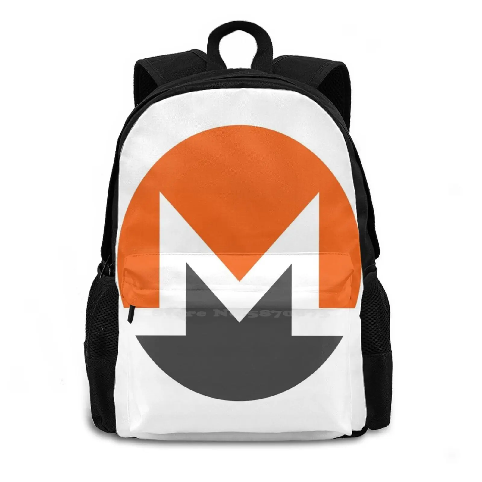 Monero ( Xmr ) Teen College Student Backpack Laptop Travel Bags Cryptocurrency Monero Cryptocurrency News Monero Mining