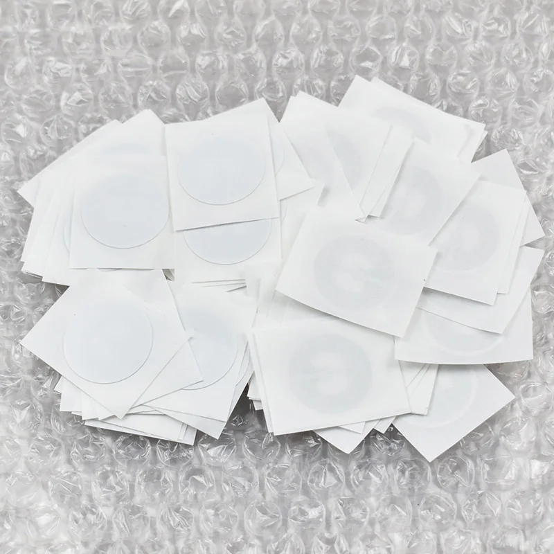 10pcs/Lot 25mm Round Epaper RFID Label NFC 216 Stickers Tag 13.56MHz ISO1443A NFC216 Sticker for all NFC Enabled Phones