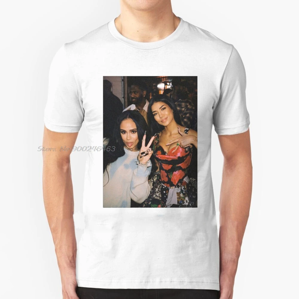 Jhene Aiko X Kehlani X Big Sean Custom Design Print For Men Women Cotton T Shirt Tees Jhene Aiko Music Tshirt