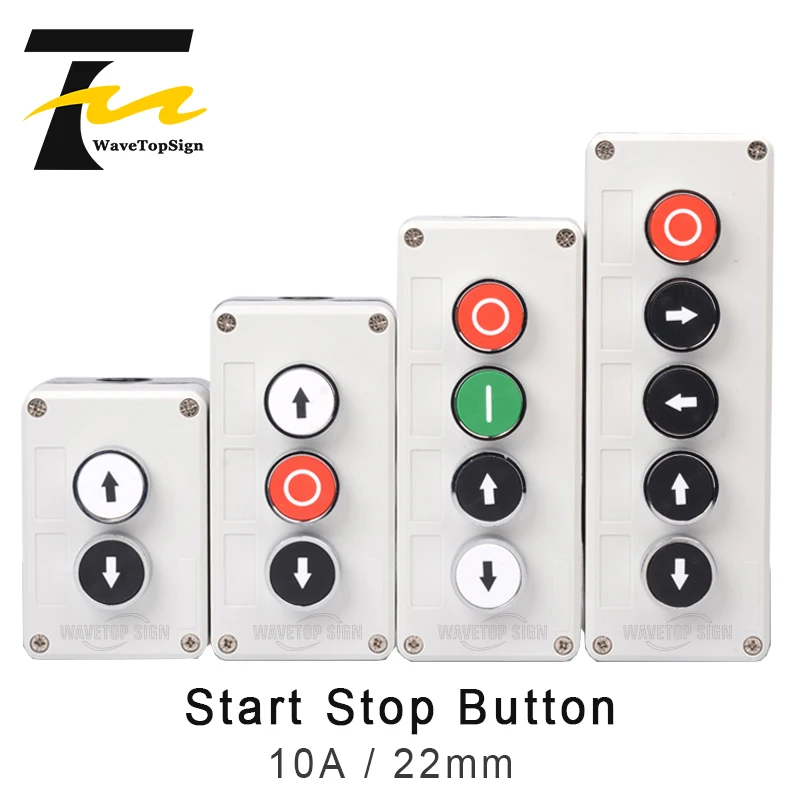 

Button switch control box plastic hand-held self starting button waterproof box electrical industrial emergency stop switch