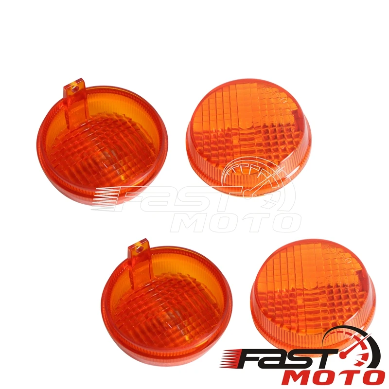 2X 4X E13 Motorcycle Turn Signal Lens Cover for Kawasaki Vulcan Classic Honda Cruiser Shadow VT Indicator Blinker Light Cover