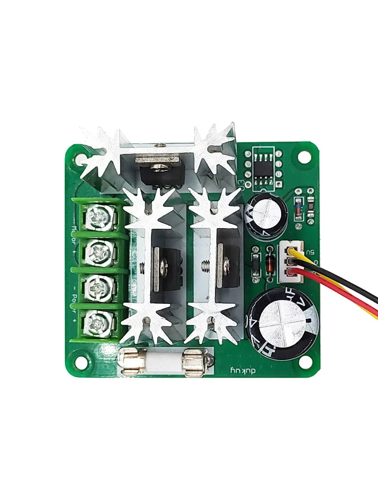 Regulator obrotów silnika DC Regulator prędkości silnika 6v-90v przełącznik bezstopniowa regulacja prędkości Regulator prądu — zdjęcie 2