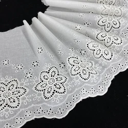 Wholesale Cotton Embroidery Lace Fabric White Lace Fabric 2012 New 5 Yards Lace Ribbon Dress Sewing Fabric