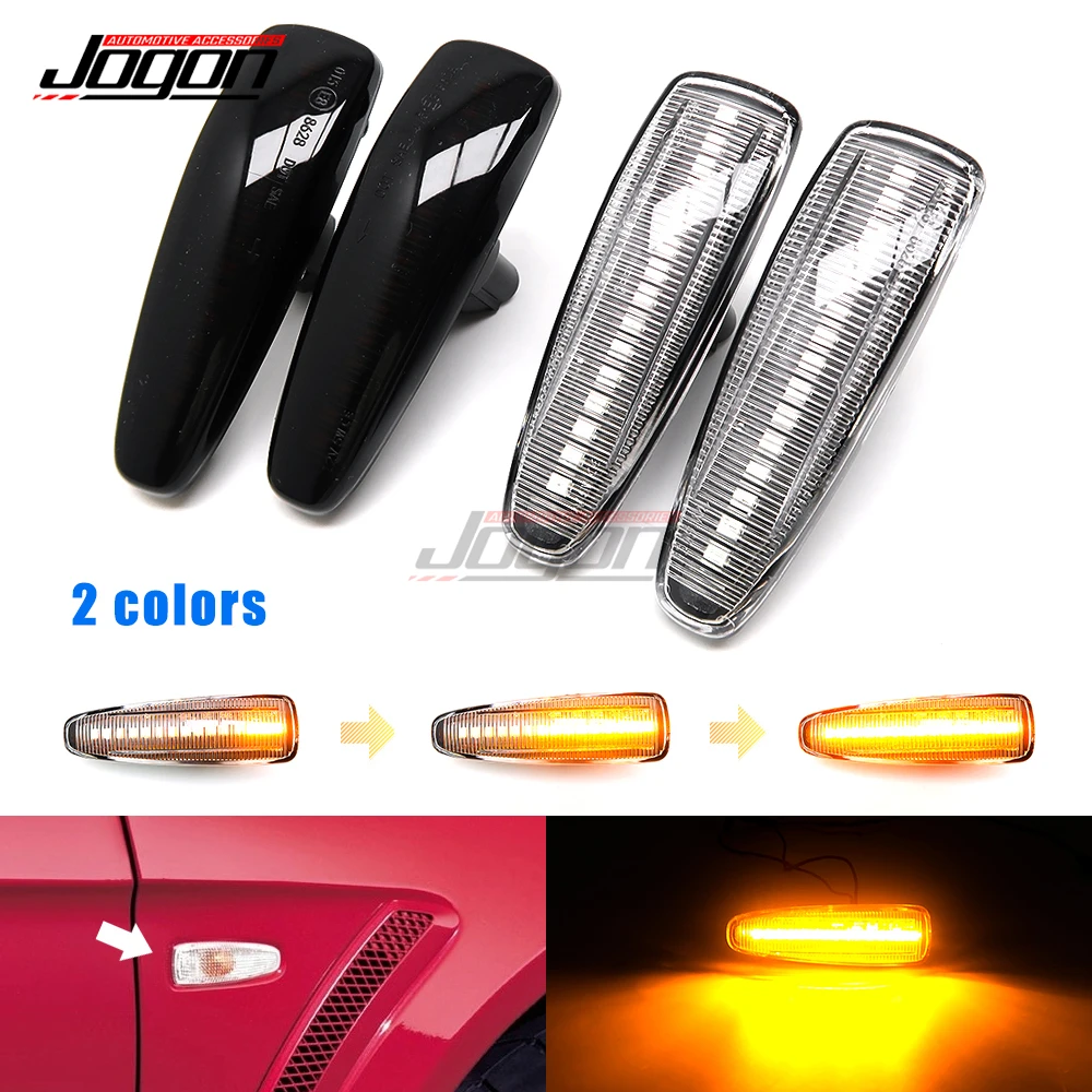 LED Dynamic Turn Signal Light Side Fender Marker Lamp For Mitsubishi Lancer Evolution Evo X Outlander Sport RVR ASX Mirage 2014+