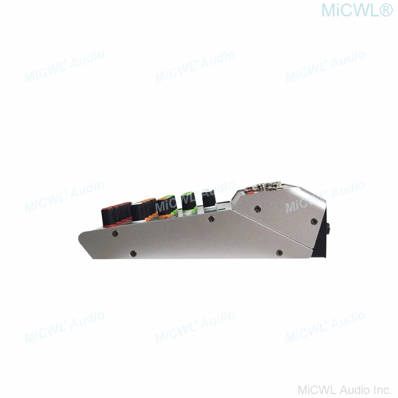 وحدة تحكم صغيرة لخلط 4 قنوات للتسجيل المباشر مع بطاقة الصوت وبلوتوث و USB 48 فولت فانتوم وخلاط طاقة MiCWL AF4