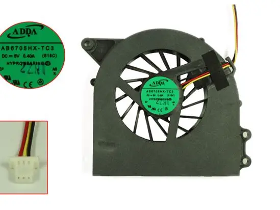 

ADDA AB6705HX-TC3 S15CIP DC 5V 0.40A 3-Wire Server Bare Fan