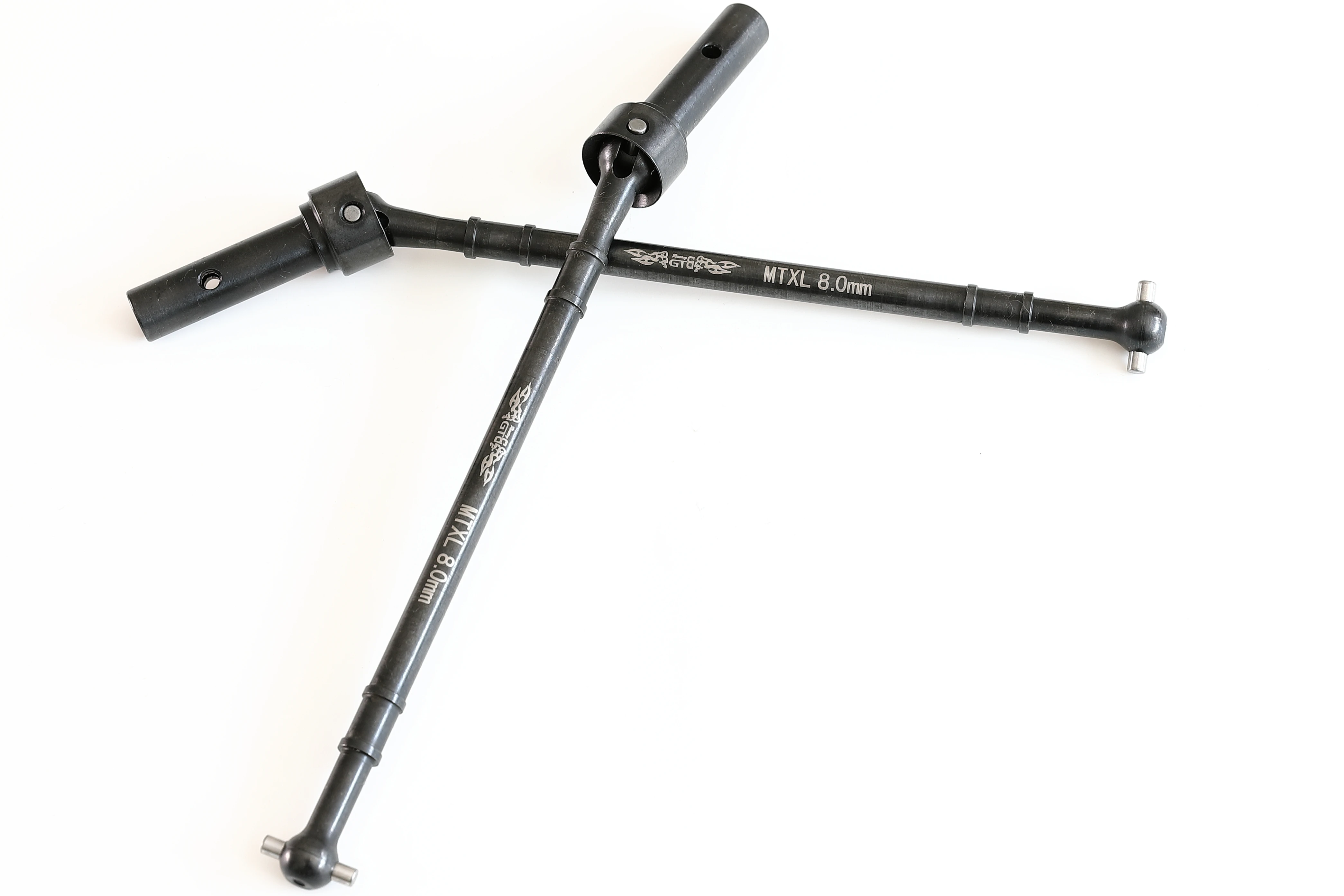 GTBRacing Steel RC 1/5 LOSI MTXL Front / Rear Universal Joint Drive Shaft Dogbone Part (2pcs/Set)