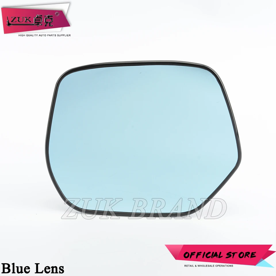 ZUK White Blue Lens With Heated Exterior Rearview Side Mirror Glasses For HONDA CRV CR-V 2007 2008 2009 2010 2011 RE