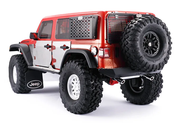 DKKY RC Car Hood Hinge Kit – Plastic Rear Door Hinge Upgrade For AXIAL SCX10 III AXI03007 Wrangler