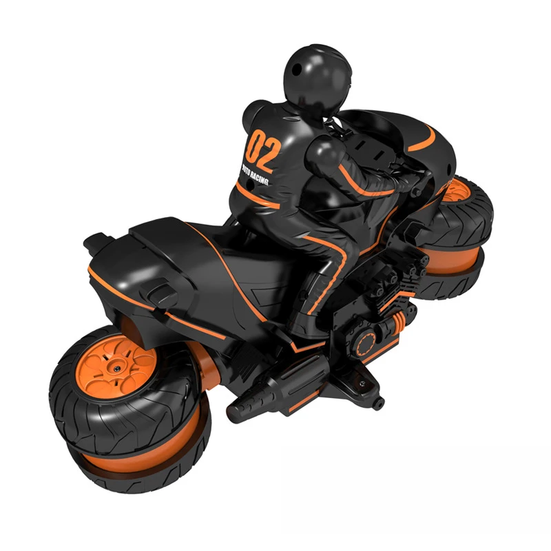 Carro rc dublê motocicleta brinquedo 4ch deformado carro dublê deriva deformação escalada moto brinquedo para meninos