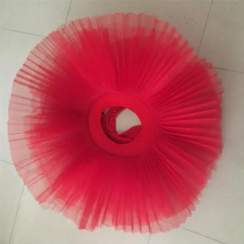 Professionele Ballet Tutu Wit Roze Zwart Rood Pannenkoek Tutu Rokken Praktijk Repetitie Platter Ballet Half Tutu 'S Kids Kind Vrouwen