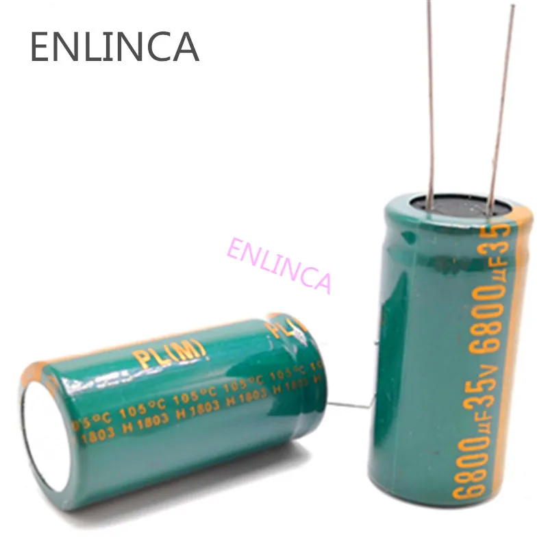 1pcs/lot H096 35v 6800UF aluminum electrolytic capacitor size 18*35 6800UF35V 20%