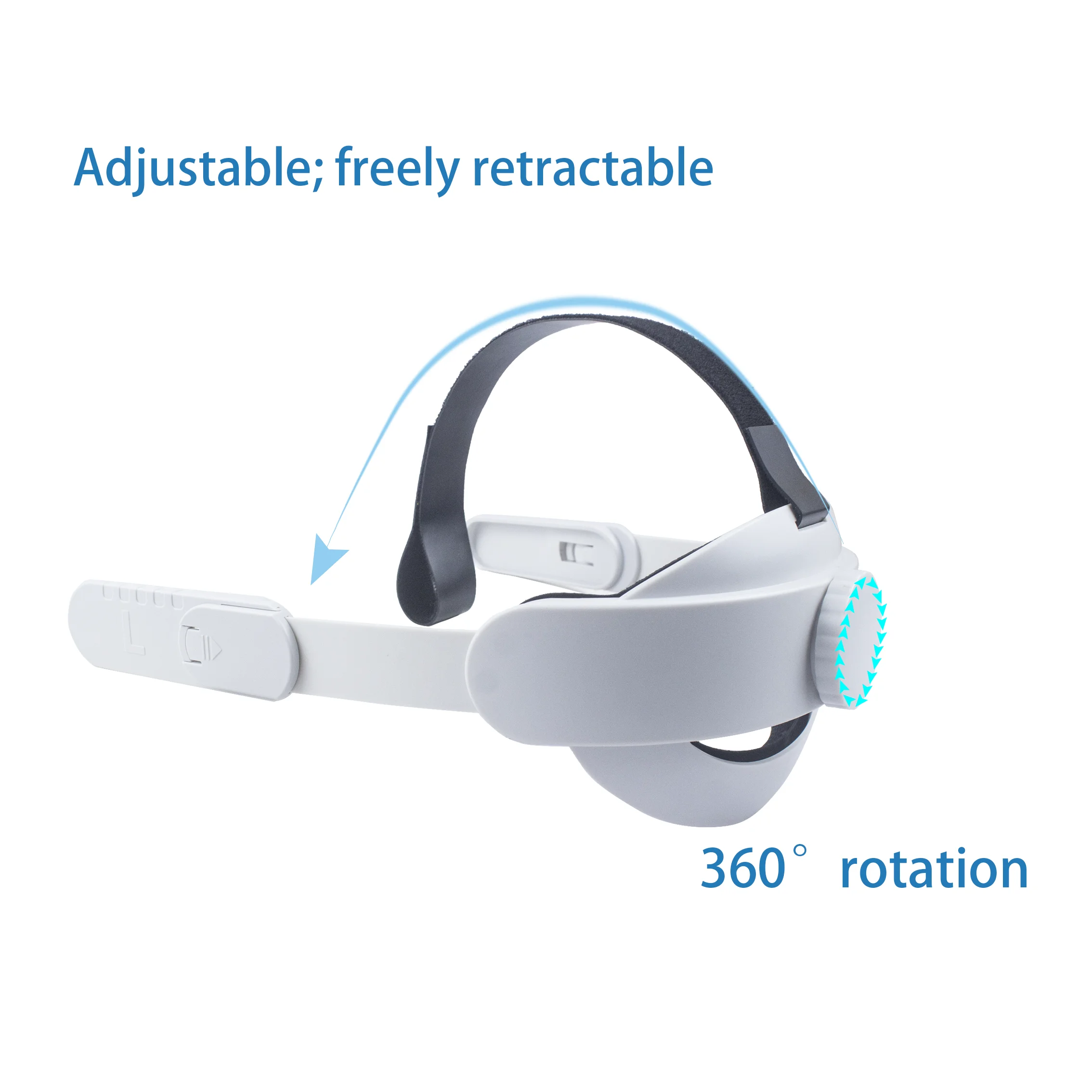 فر الزجاج رئيس حزام ل كويست 3 ، قابل للتعديل النخبة عقال ، اكسسوارات جديدة